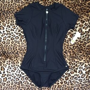 Next Zip Up One Piece Swimsuit